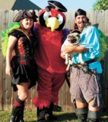Alicia Gourd, Parrot Head, Clay Newton and Taz are ready to party with a purpose on September 20.