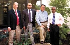 Dr. Edward Abraham, Dr. Fuad Hassany, Dr. Van Woo, and Dr. Ravi Vasireddy.