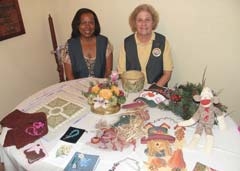 ESA Arts and Crafts Benefit Bazaar co-chairs Linda Jones and Nancy Stanley.