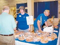 The delicious baked goods are a major draw at ShalomFest.