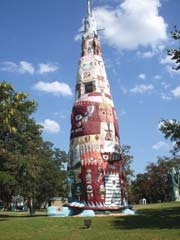 The Totem Pole at Ed Galloway Park is the world’s largest, standing 90 feet tall.