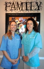 Dr. Jenny Nobles and Dr. Gena Guerriero of Family Animal Medicine.