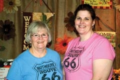 Hazel Ward, owner of The Nut House, and her daughter, Leslie Ward.