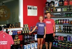 Tara and Chad Gerstmeyer, owners, Optimal Fitness 24/7.