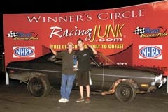 Brad and Aaron Fowler with the ‘71 Dodge Demon.