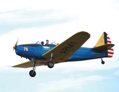 The Spirit of Tulsa Squadron’s fully-restored Fairchild PT-19.