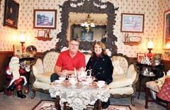 Lyndyll and Lisa Johnston opened their beautifully ­decorated home for the Inola ­Christmas Parade of Homes last year. The event is sponsored by Gamma Pi ESA to raise money for their philanthropic projects.