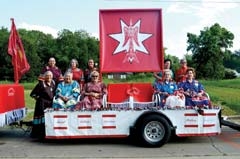 The Indian Women’s Pocahontas Club in last year’s Will Rogers Days grand parade.