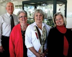 The team at Moody’s Jewelry in Broken Arrow (L to R): ­Manager Thomas Stoltzner, Peggy Sheild, Peggy Hillhouse and Karen Taylor.