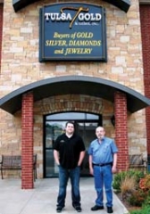 Spencer and E.W. Fisher, owners of Tulsa Gold &amp; Gems.
