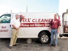 General Manager Saleem Boone and owner Phillips Breckinridge provide superior same-day service at Fox Cleaners.