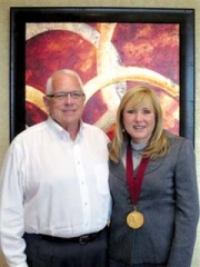 Jim Boze, CEO and president, and Kelley Rash, chairperson of the board.