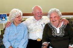 Residents enjoying each other’s company at Canoe Brook.