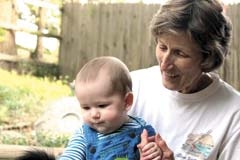 An estate plan offers Lynn Wineinger, pictured with her grandson Elijah, peace of mind that her money will pass on to family according to her wishes.