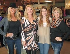 Bling Boutique Owner Rhonda Cotroneo, Store Manager Valorie Reynolds, and Sales Consultants Taylor Reynolds and Carol Goldstein will help develop or rejuvenate a style for you that will help ensure that you look and feel great.
