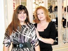 Veronica Leichnitz and Deborah Bryant have an instant solution for a slimmer, trimmer look with Body Shapers by Ardyss.