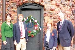 Director of School Advancement Heather Duncan, Cascia Hall seniors Will Edwards and Addison Jezek, and ­Headmaster Roger Carter invite you to this year’s Cascia Christmas Walk – “Coming Home for Christmas.”