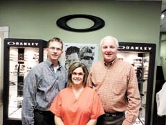 Dr. Dirk Thomas, Kim LeFlore and Dr. Robert Vincent of Thomas Dental &amp; Eye Care in Owasso.