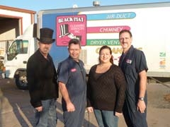 David E. Harris, Michael Boles, Patience Boles, and David C.R. Harris of Black Hat Cleaning Services.