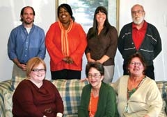 (L to R) Back row: Paul Smith, Cynthia Stubblefield, Cathi ­Murphy and Harold Thompson. Front row: Phyllis Bowen, Pam Ittner and Beverly Litterell.