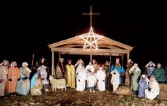 The King of Kings Live Nativity cast.