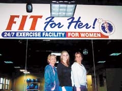(L to R): Adana, Nikki and Michelle invite you to check out the newly expanded Fit for Her.