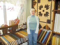 Ann Danback, aka “Grannie Annie,” offers over 1,000 bolts of fabric and a friendly, welcoming atmosphere at her Beggs quilt shop.