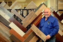 Welcome to the showroom of Tile by Tony in Catoosa. Tony Sementi, who started the business in 1982, puts it simply, “If you can imagine it, we can make your dream kitchen or bathroom come true.”