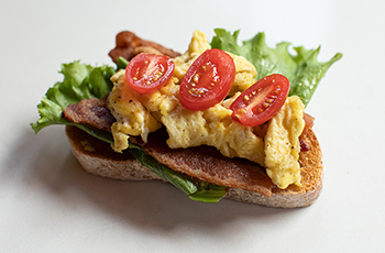 BLT with Scrambled Eggs