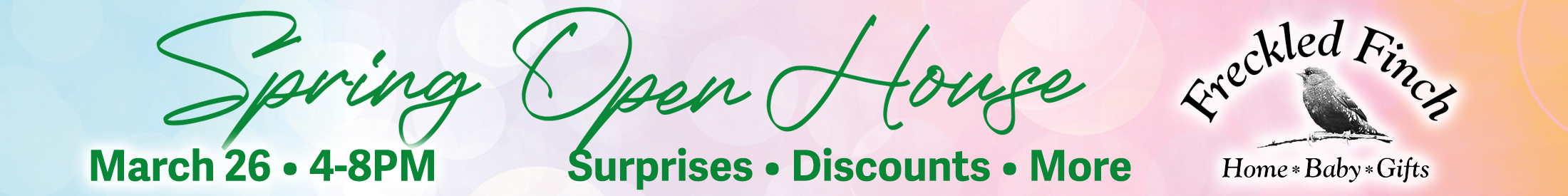 Image of Freckled Finch Advertisement