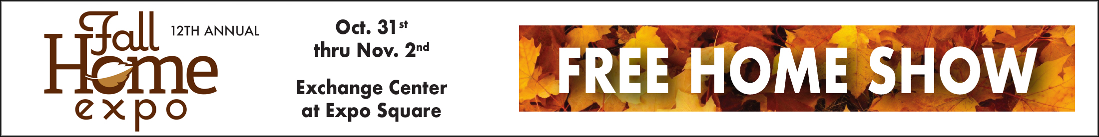 Image of Fall Home Expo advertisement