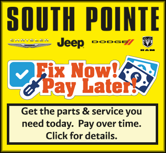 Image of South Pointe Chrysler Jeep Dodge Advertisement