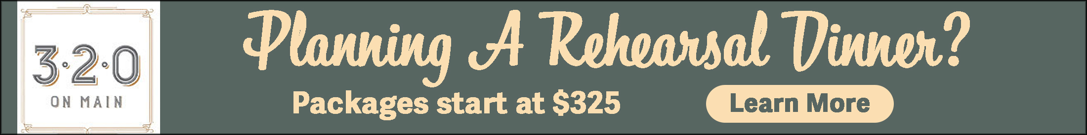 Image of Three Twenty on Main Event Space Ad