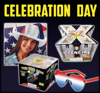 Image of Celebration Day Fireworks Advertisement