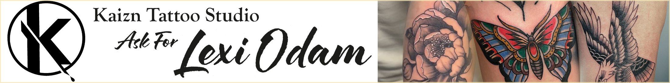 Image of Kaizn Tattoos Lexi Odam Advertisement