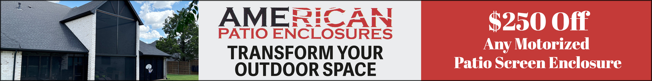 Image of American Patio Enclosures Advertisement