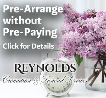 Image of Reynolds Funeral Service advertisement