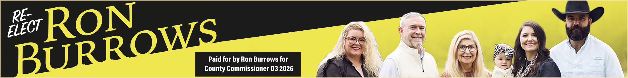Image of Ron Burrows advertisement