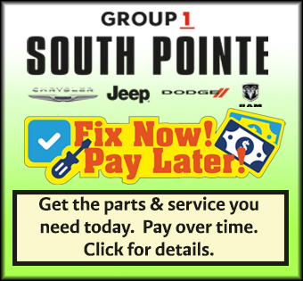 Image of Group 1 South Pointe Chrysler Jeep Dodge Advertisement