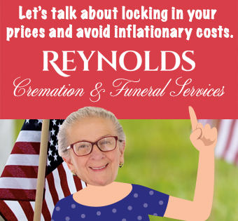 Image of Reynolds Holz Funeral Service advertisement
