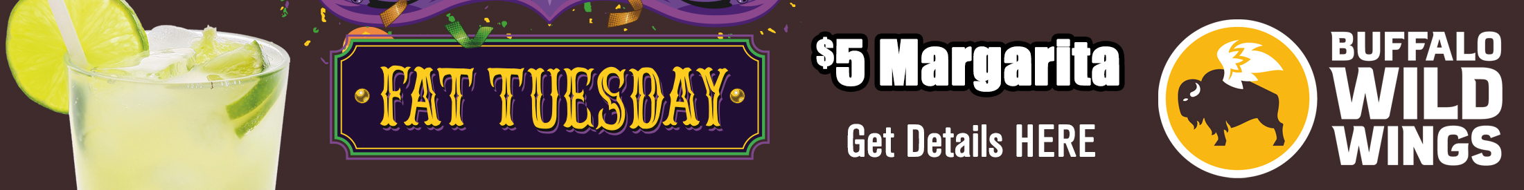 Image of Buffalo Wild Wings Fat Tuesday Margarita