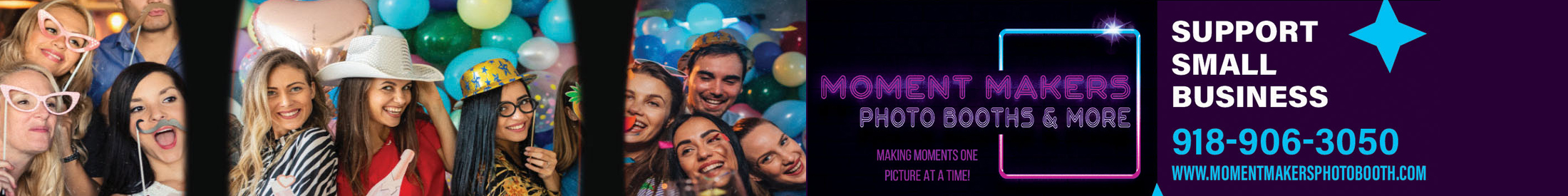 Image of Moment Makers Photo Booth Advertisement